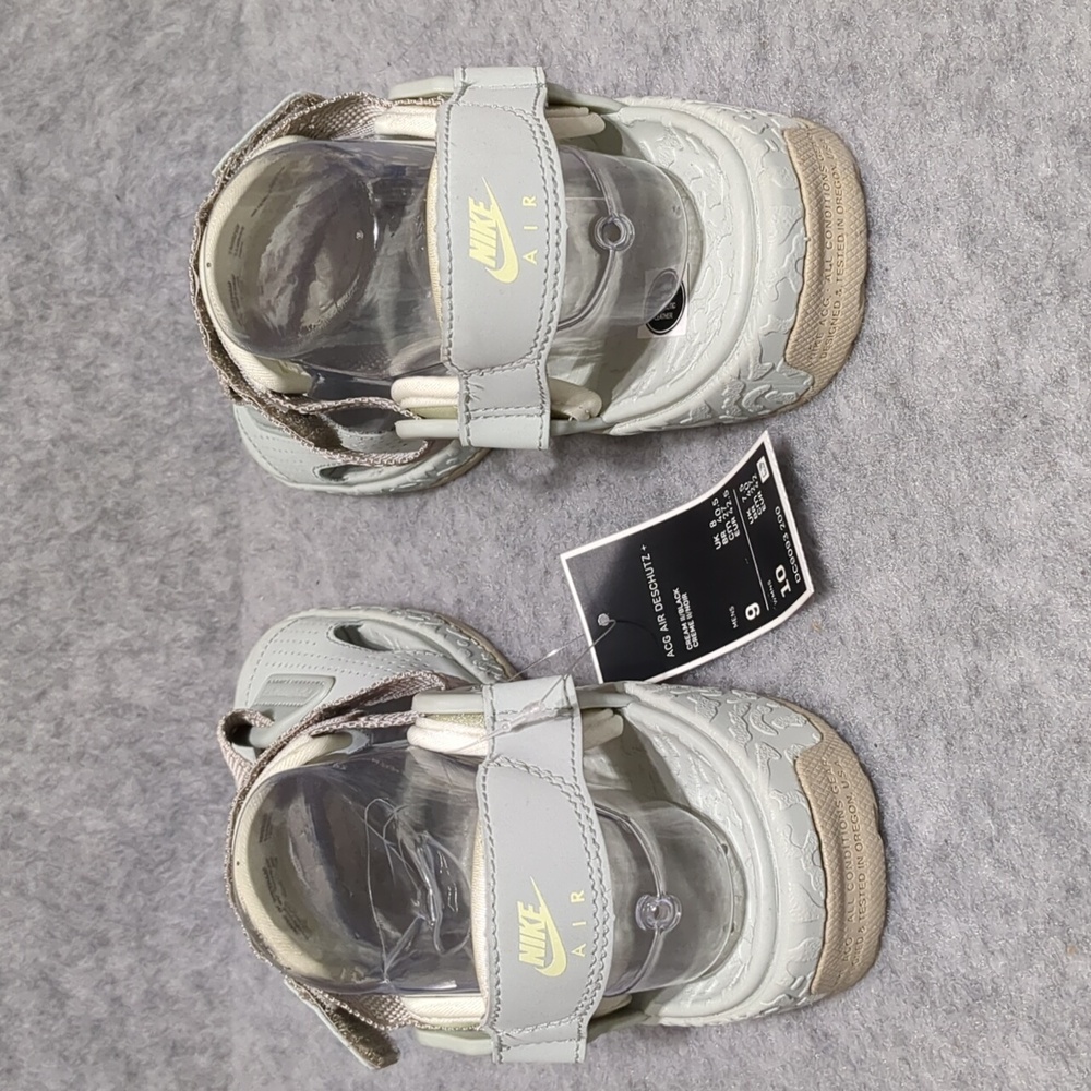 NEW Nike ACG Air Deschutz + Sandal Cream II Black Unisex Sandals W10 M9 - Picture 6 of 10